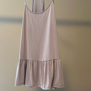 Tan flowy tank